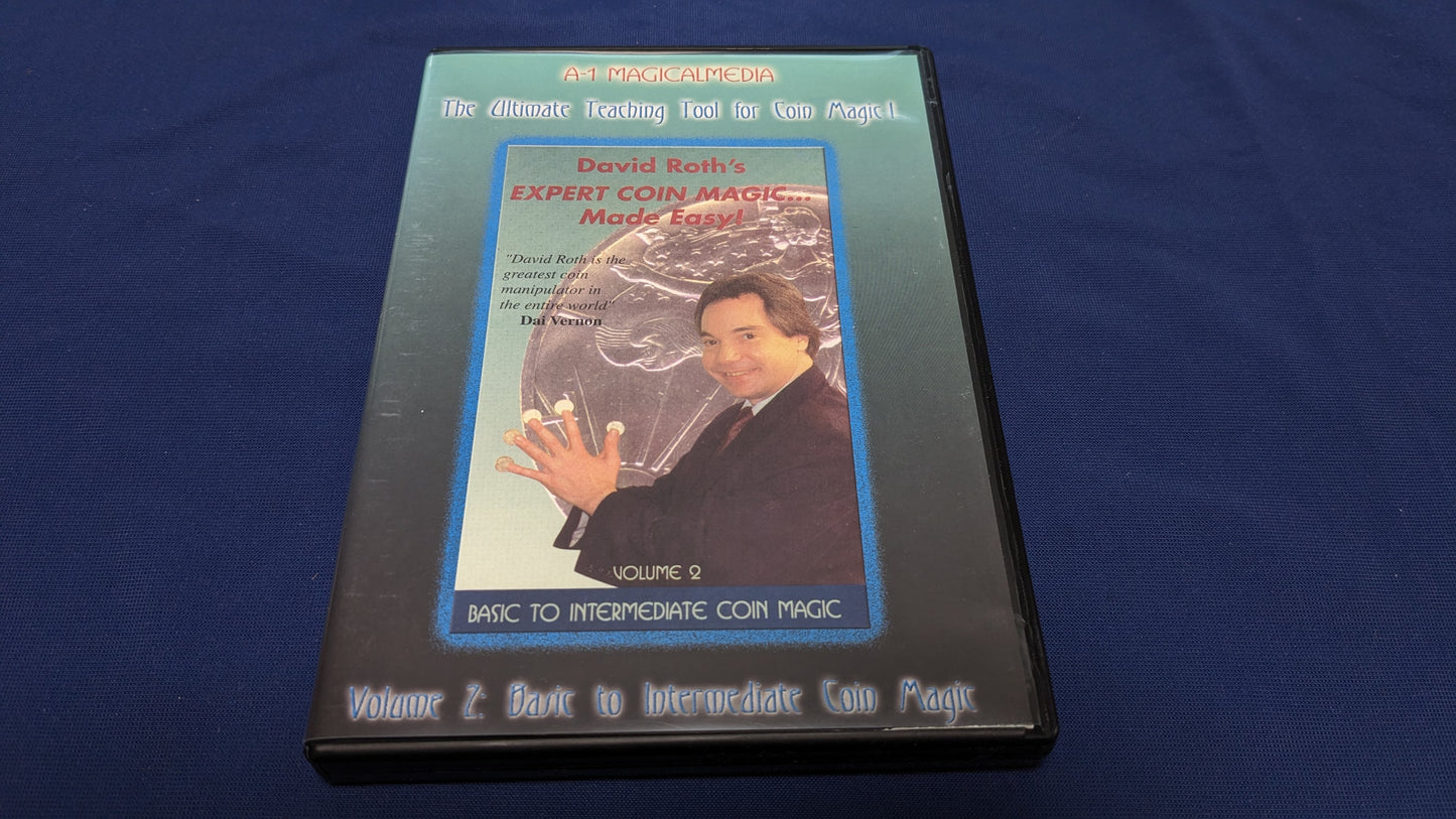 【中古:状態A】Basic-Intermediate Coin Magic - Volume 2 (David Roth)