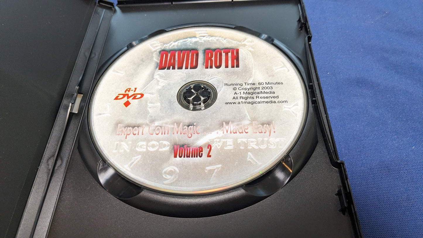 【中古:状態A】Basic-Intermediate Coin Magic - Volume 2 (David Roth)