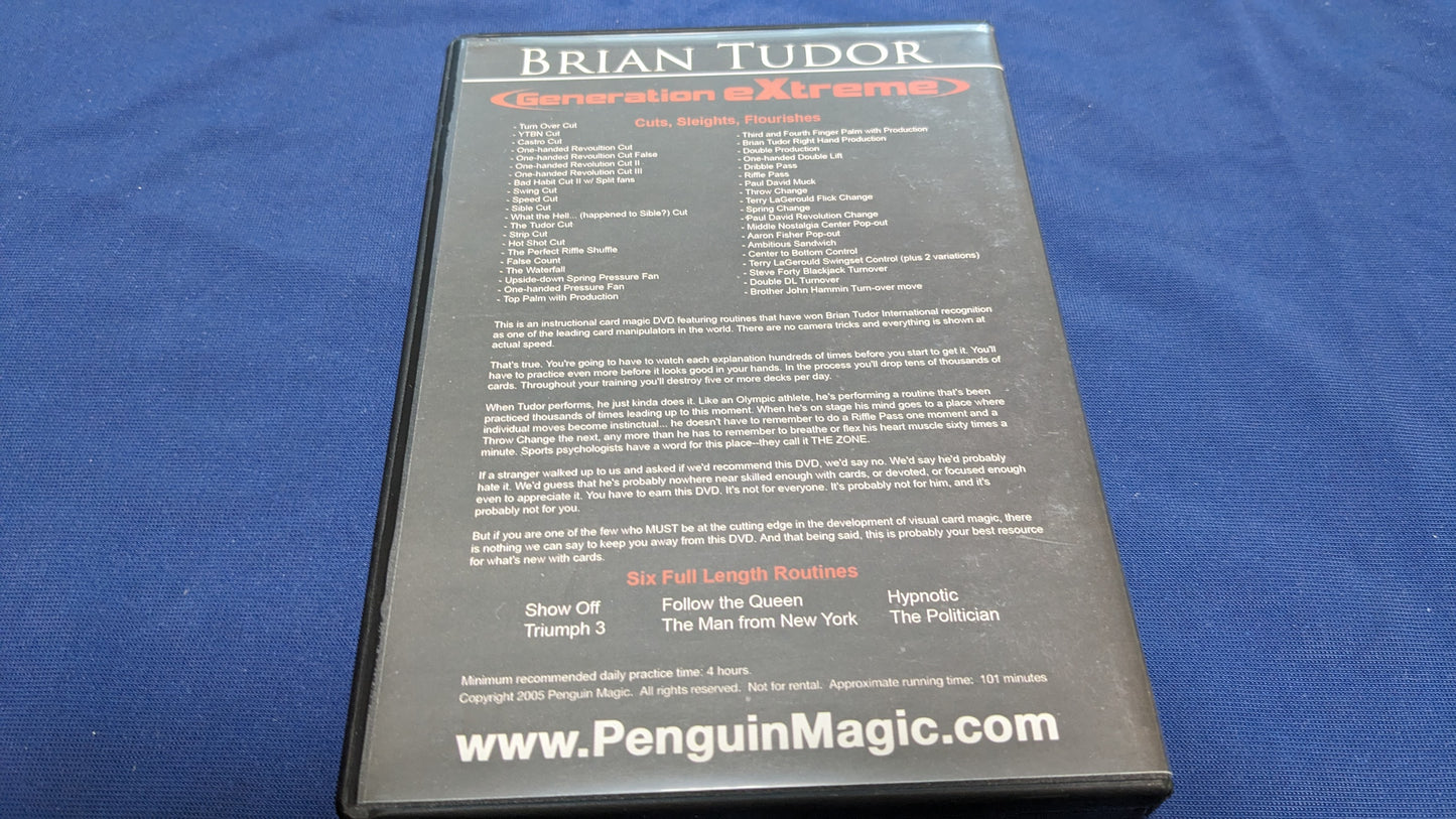 【中古:状態A】Generation Extreme with Brian Tudor (DVD)