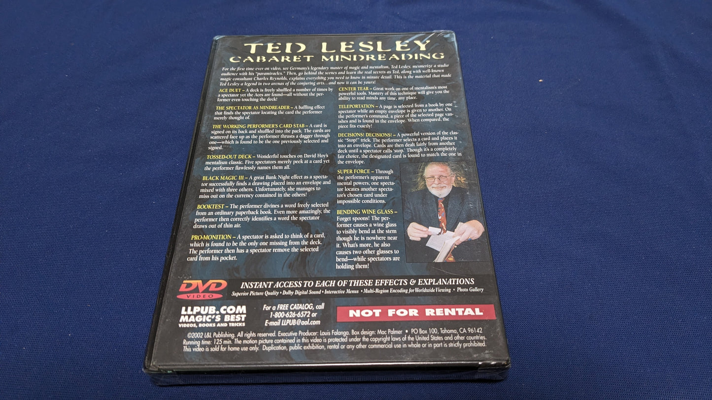 【中古:状態S】Ted Lesley マインド・リーディング