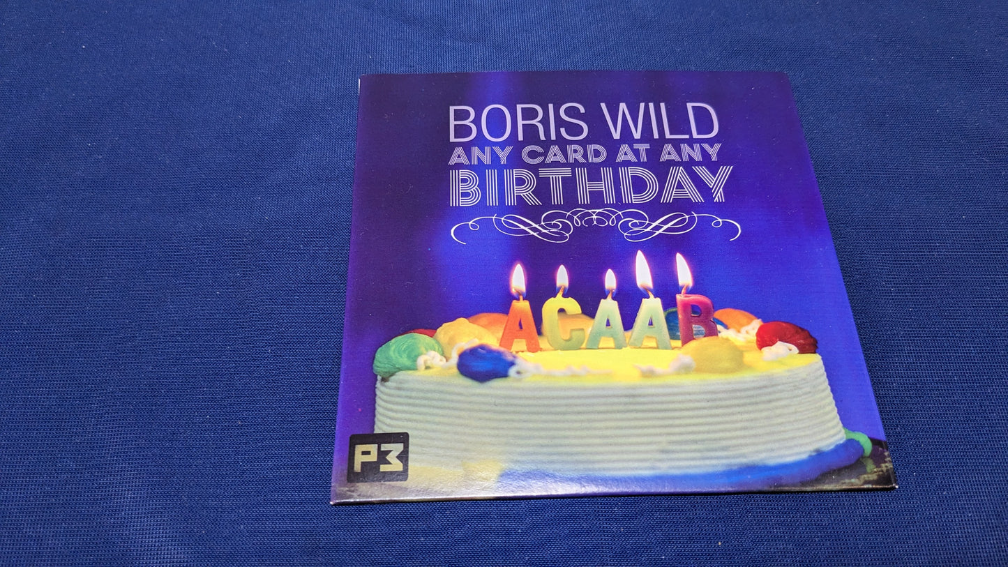 【中古:状態A】Any Card At Any Birthday by Boris Wild (DVD)