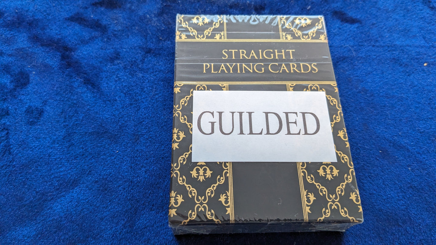 【中古:状態S】Straight Playing Cards Premium Edition GUILDED EDGE(黒)