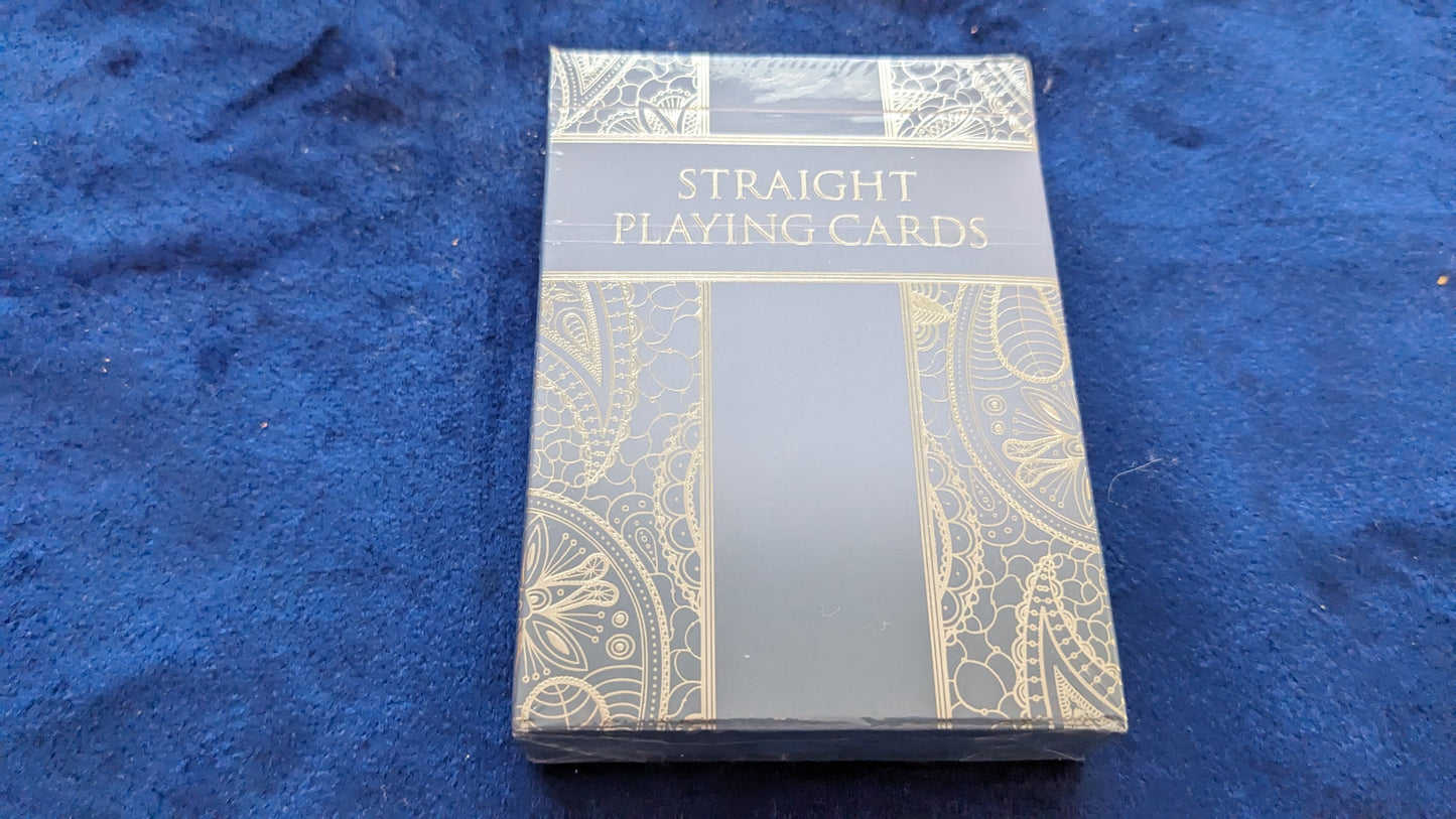 【中古:状態S】Straight Playing Cards Premium Edition (ブルーグレー)