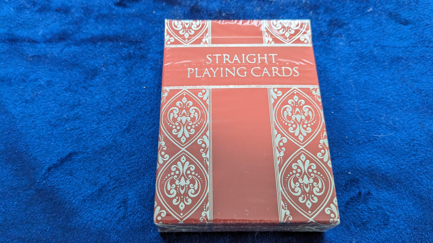 【中古:状態S】Straight Playing Cards Premium Edition (ルビーレッド)