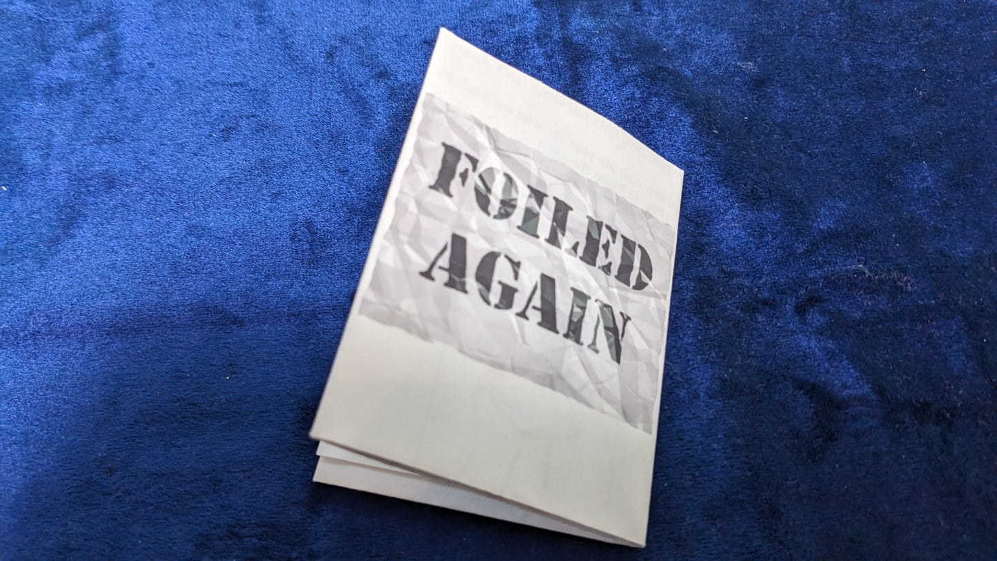 【中古:状態A】Foiled again(フォイルドアゲイン)