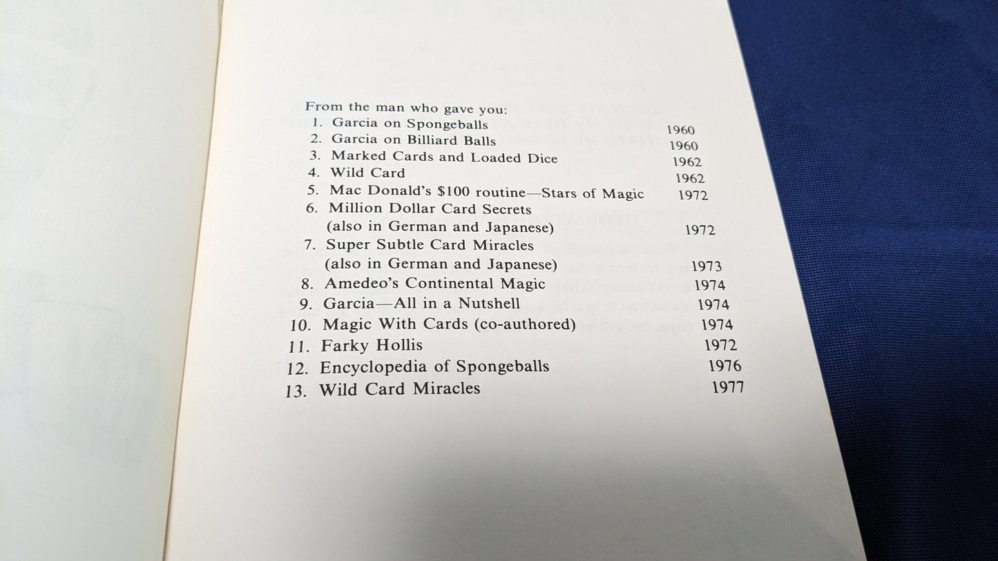 【中古:状態C】WILD CARD MIRACLES by Frank Garcia 英語版