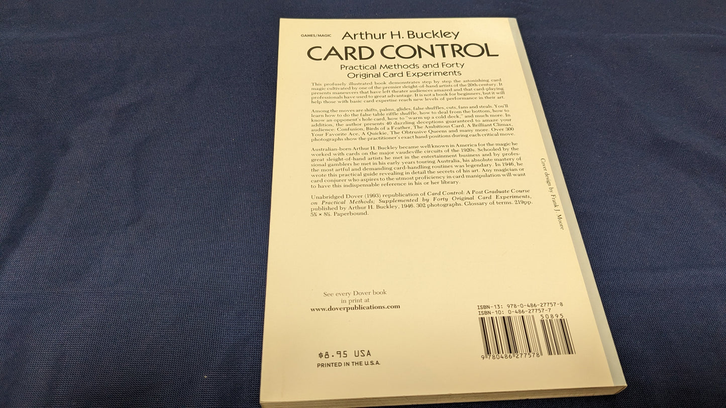 【中古:状態A】CARD CONTROL by H.Buckley 英語版