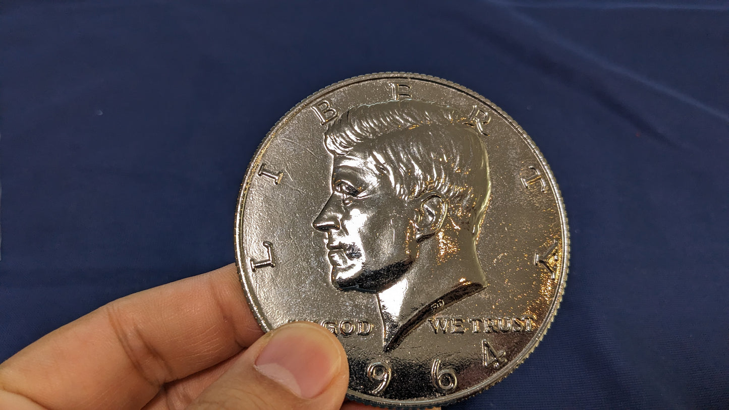 【中古:状態A】ケネディ (1964年) フレンチドロップ製高級ジャンボコイン