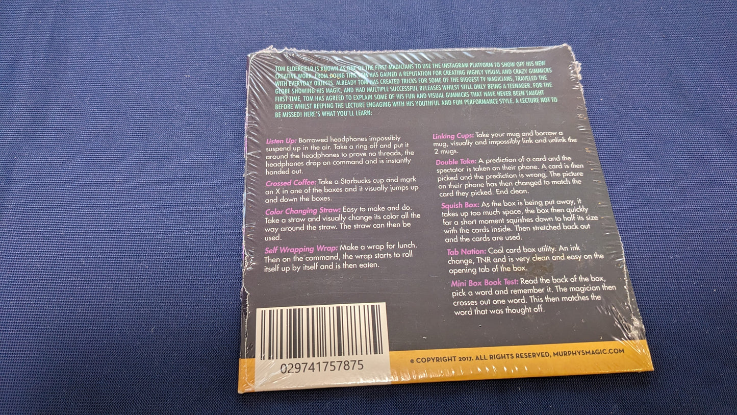 【中古:状態S】At The Table Live Lecture -Tom Elderfield