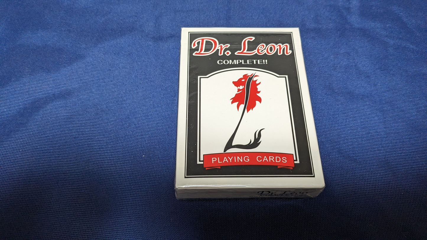 【中古:状態S】Dr.Leon プレイングカード(黒)