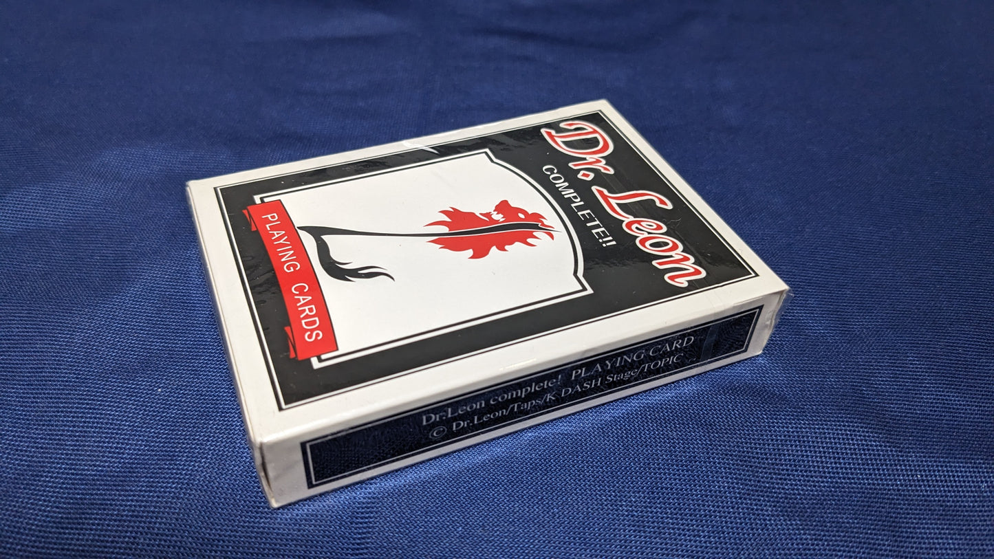 【中古:状態S】Dr.Leon プレイングカード(黒)