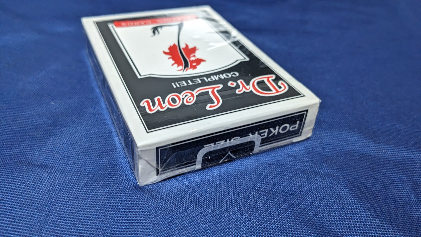 【中古:状態S】Dr.Leon プレイングカード(黒)