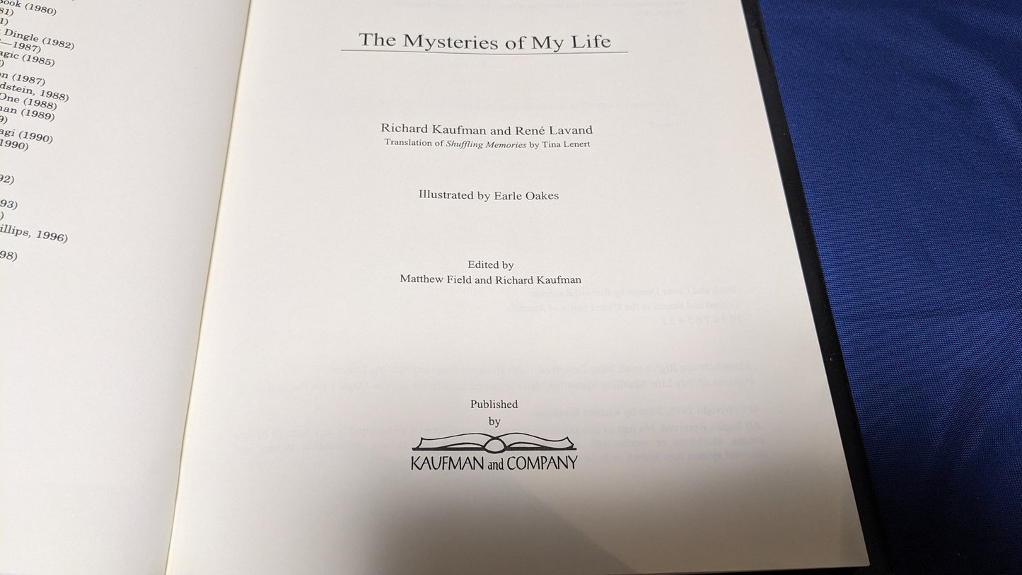 【中古:状態A】The MYSTERIES of my LIFE
