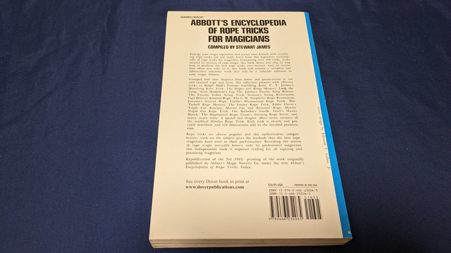 【中古:状態A】Abbott's Encyclopedia of Rope Tricks