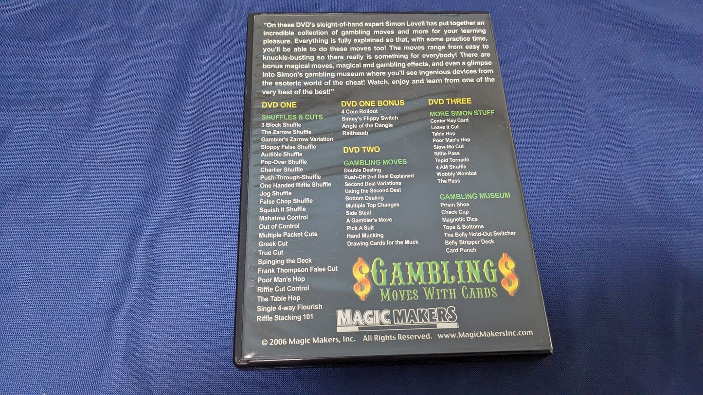 【中古:状態A】GAMBLING MOVES WITH CARDS