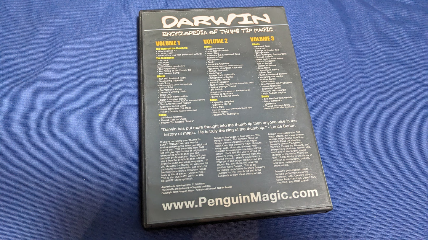 【中古:状態A】ENCYCLOPEDIA of THUMB TIP Magic