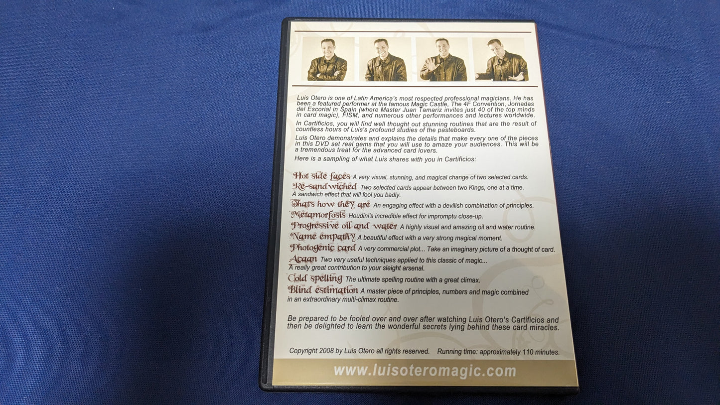 【中古:状態A】Cartificios by Luis Otero