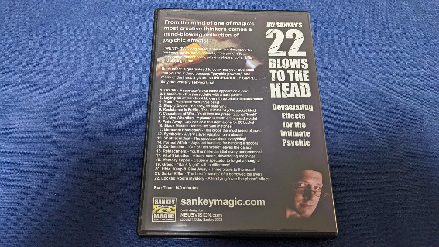 【中古:状態A】22 Blows to the Head by Jay Sankey