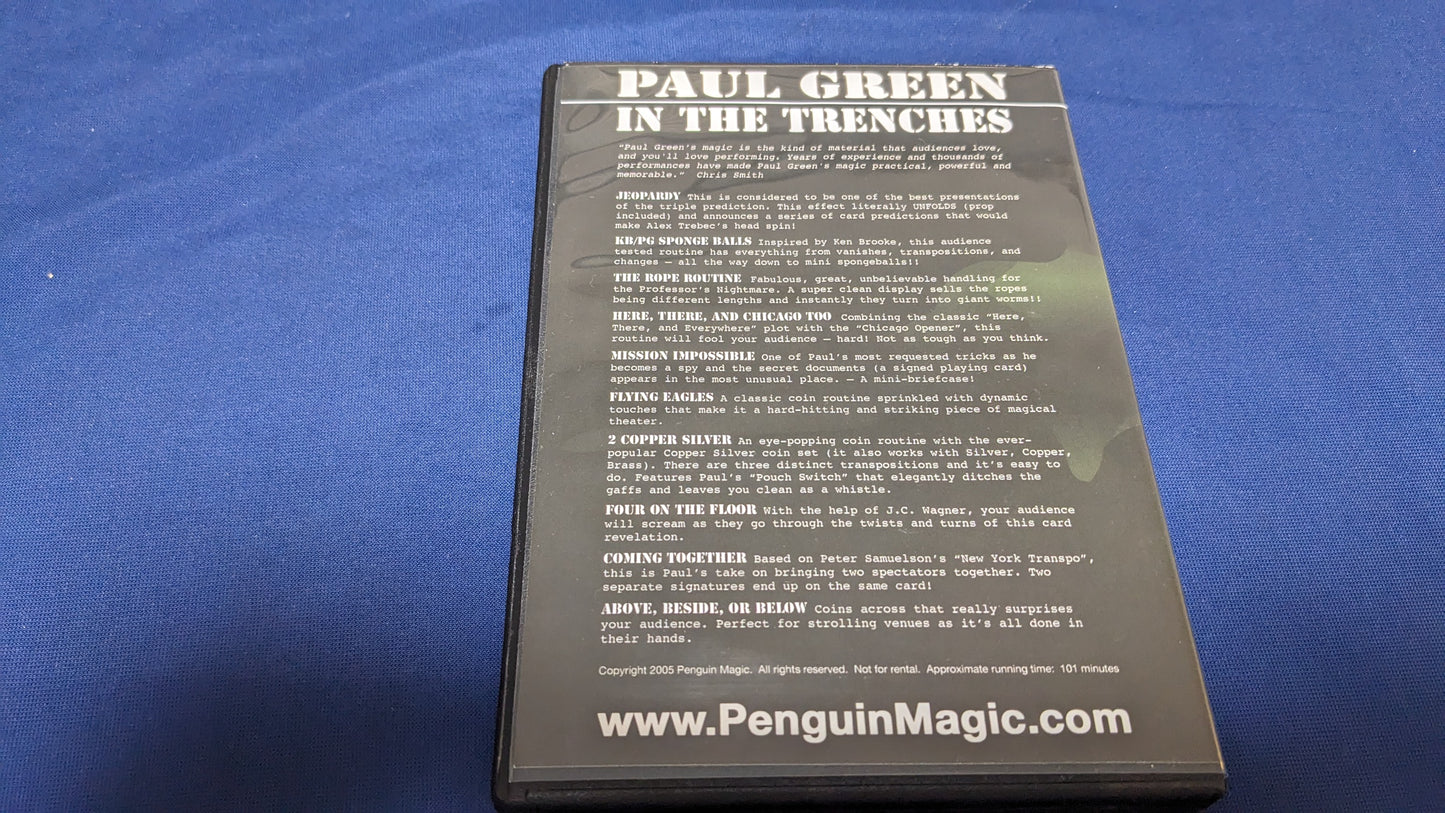 【中古:状態A】In The Trenches with Paul Green DVD