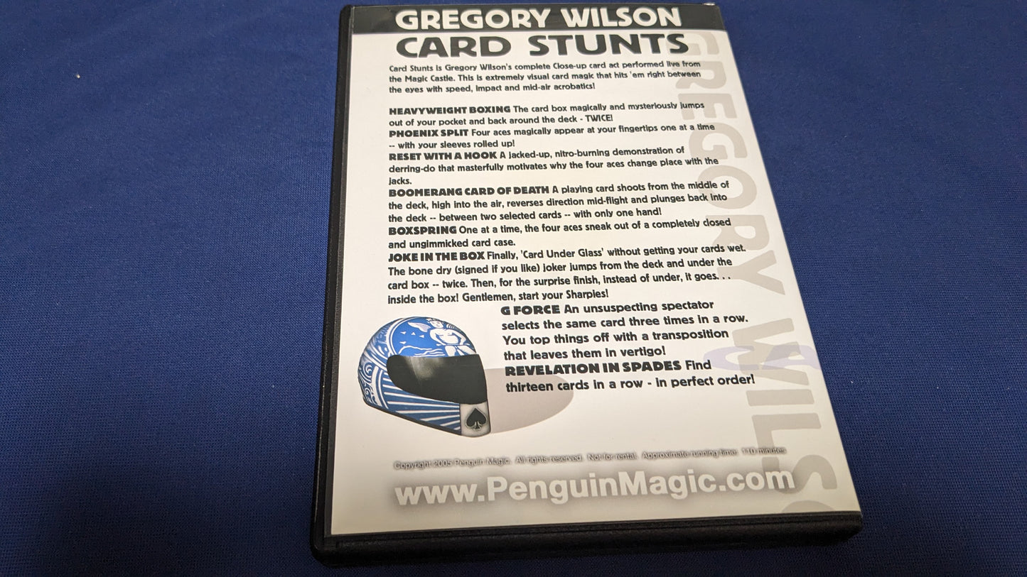 【中古:状態A】Card Stunts with Gregory Wilson
