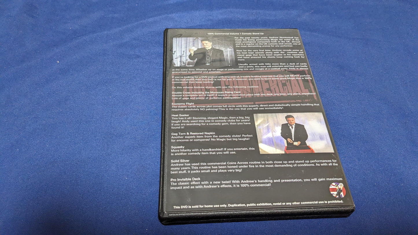 【中古:状態A】100 percent Commercial Volume 1 - Comedy Stand Up by Andrew Normansell