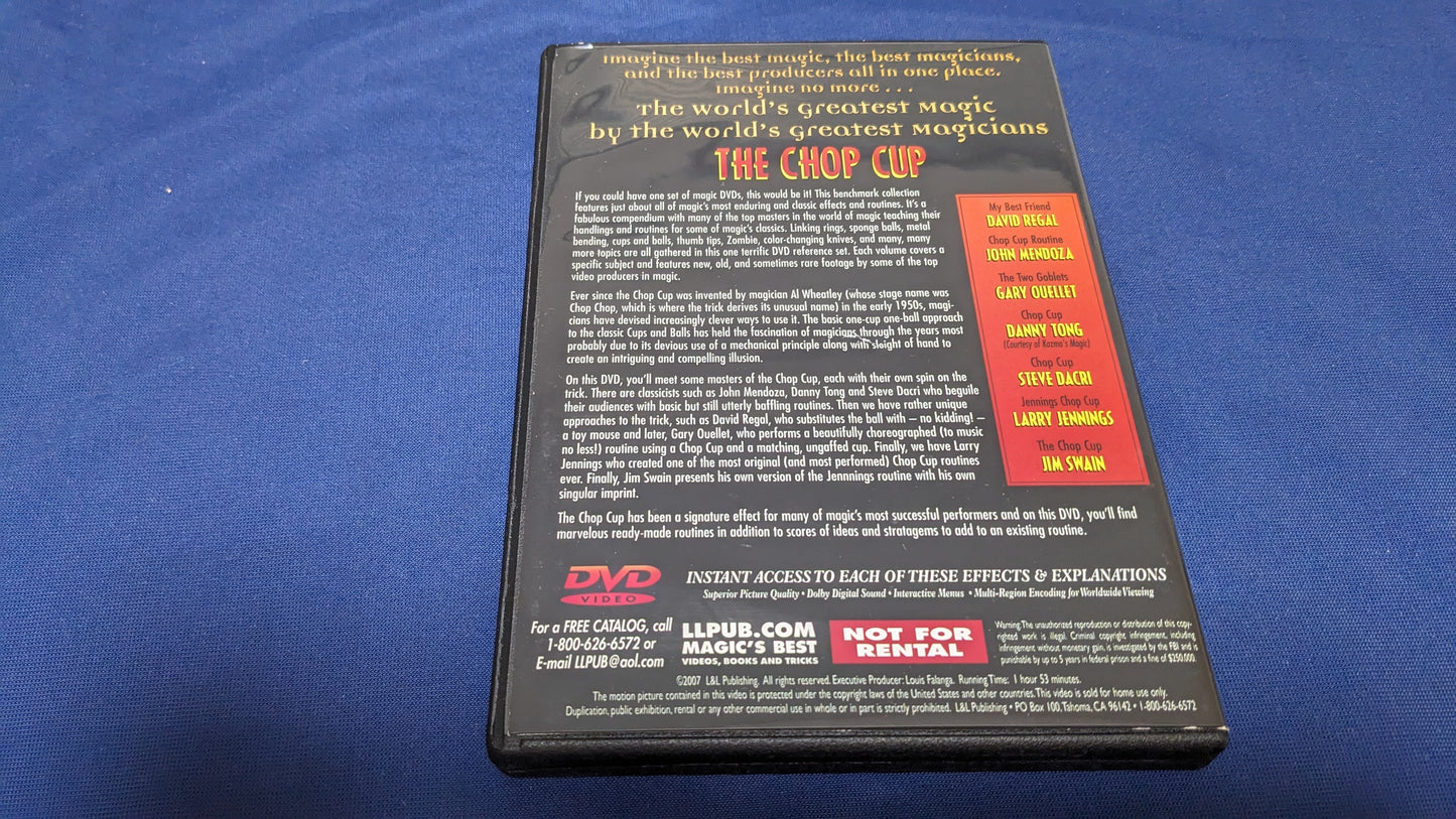 【中古:状態A】WGM The Secret of The Chop Cup