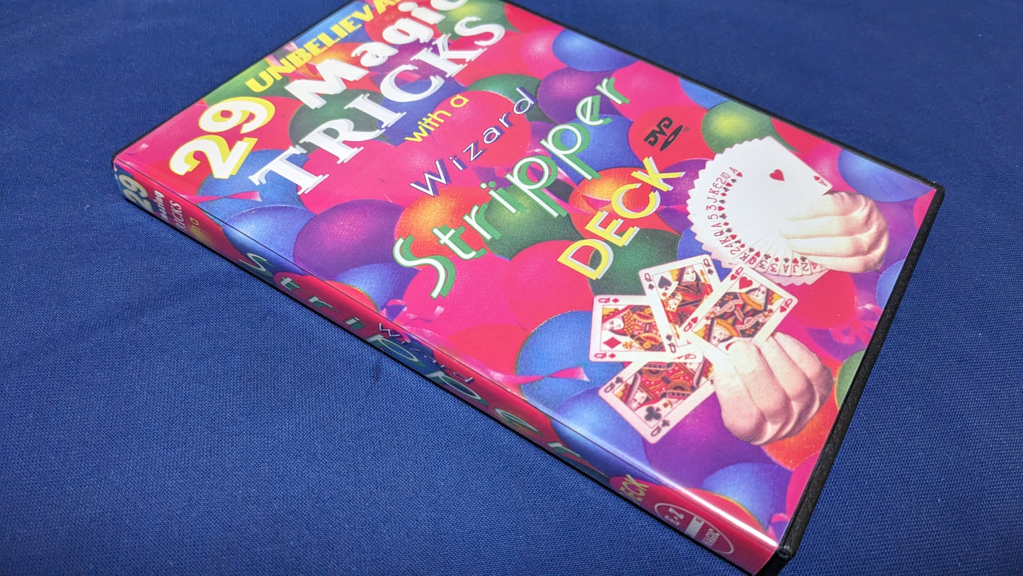 【中古:状態A】Joe Fields 29 Magic Tricks with a Stripper DECK