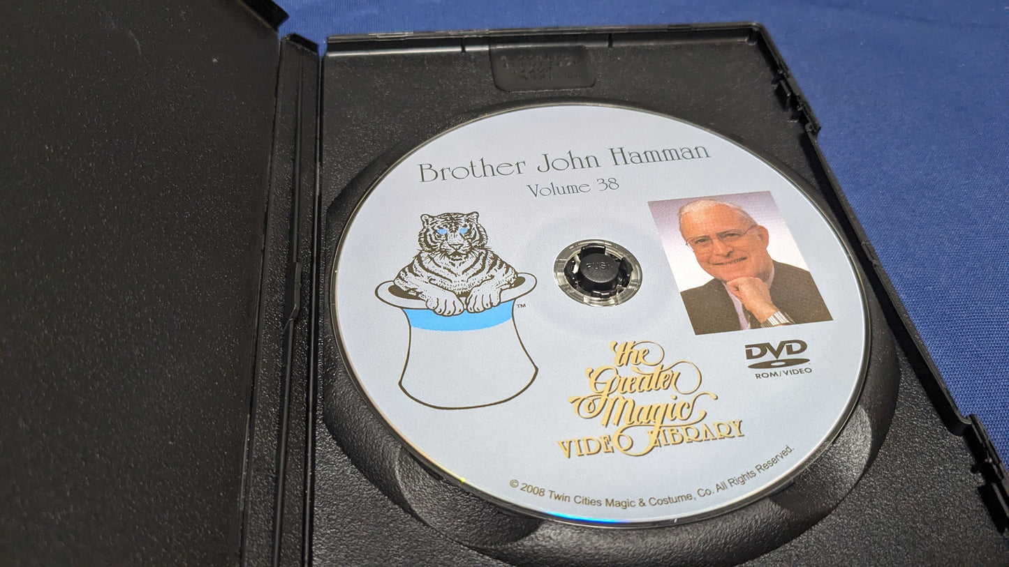 【中古:状態A】Brother John Hamman The Greater Magic Video Library Vol.38 Brother John Hamman