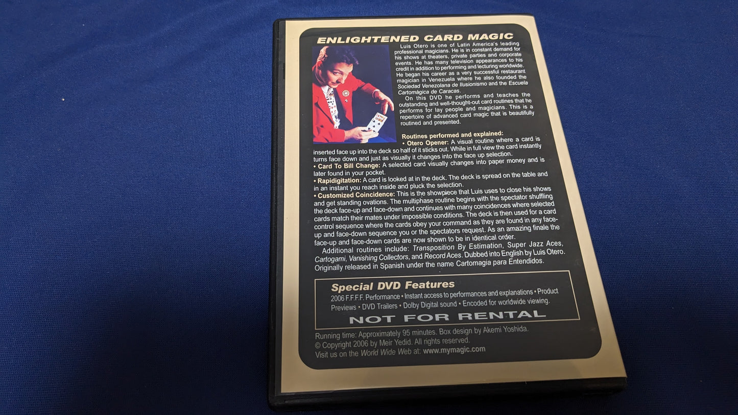 【中古:状態A】Luis Otero ENLIGHTED CARD MAGIC