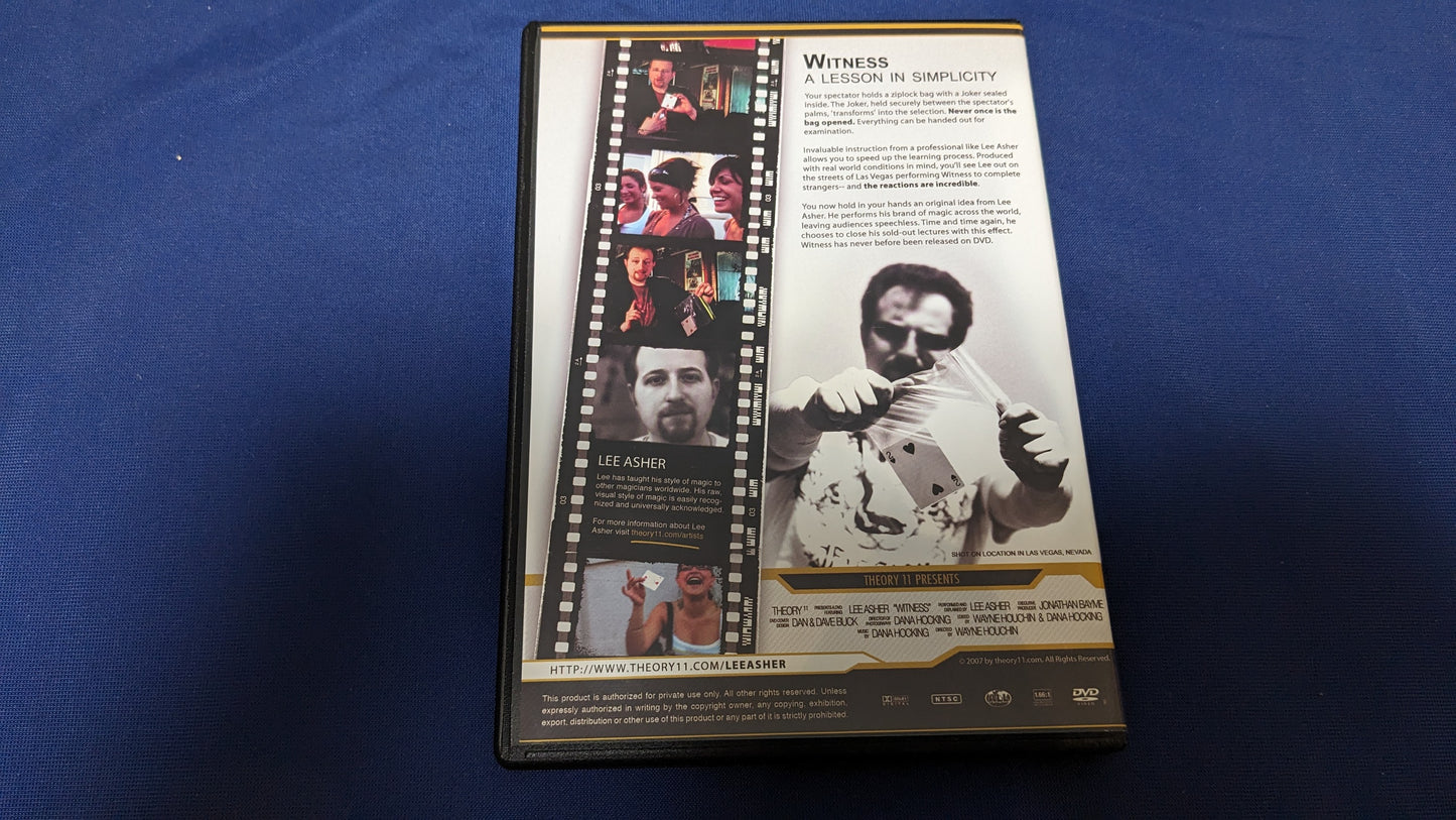 【中古:状態A】Lee Asher WITNESS