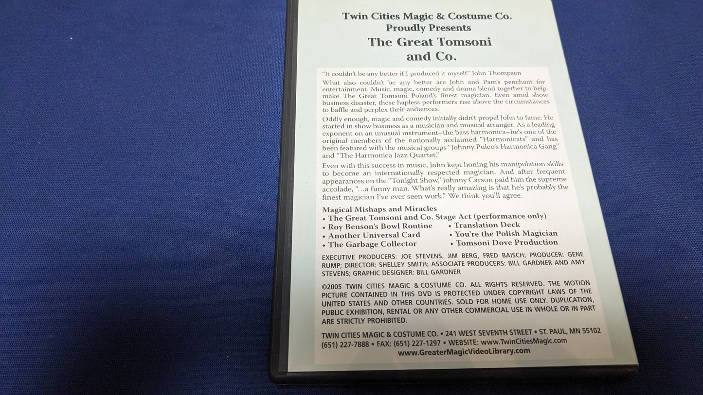 【中古:状態A】Tomsoni & Company The Greater Magic Video Library Vol.21