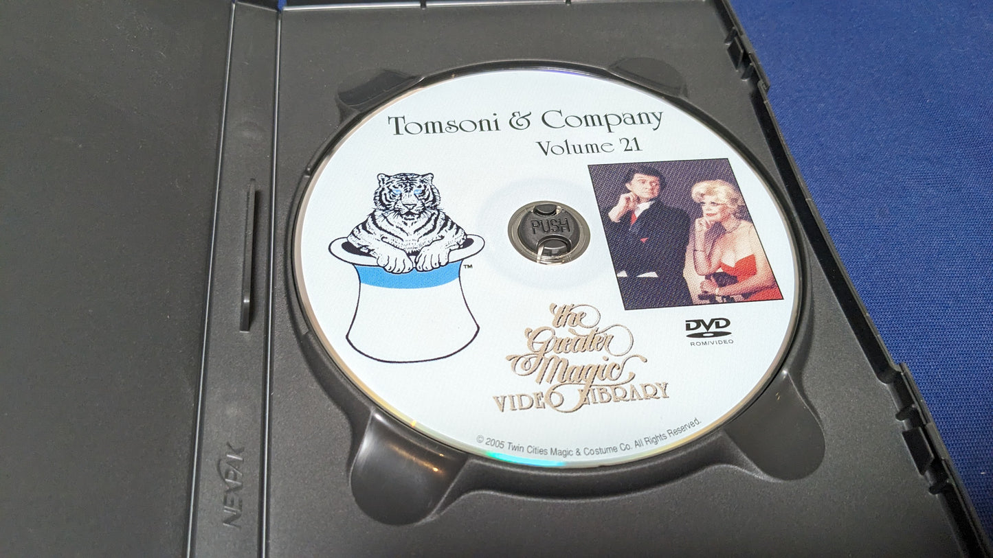 【中古:状態A】Tomsoni & Company The Greater Magic Video Library Vol.21