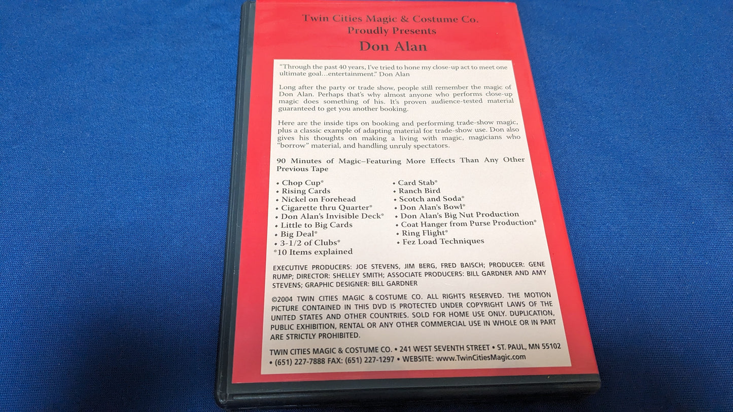 【中古:状態B】Don Alan The Greater Magic Video Library Vol.28