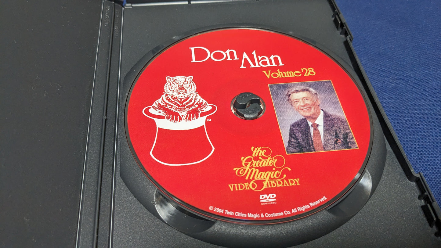 【中古:状態B】Don Alan The Greater Magic Video Library Vol.28
