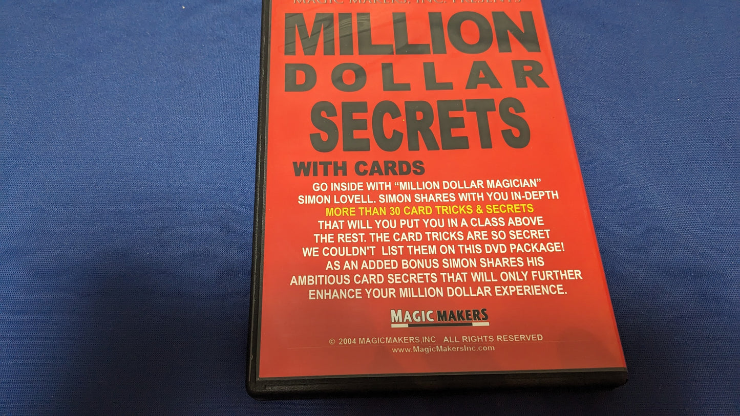 【中古:状態A】Simon Lovell MILLION DOLLAR SECRETS