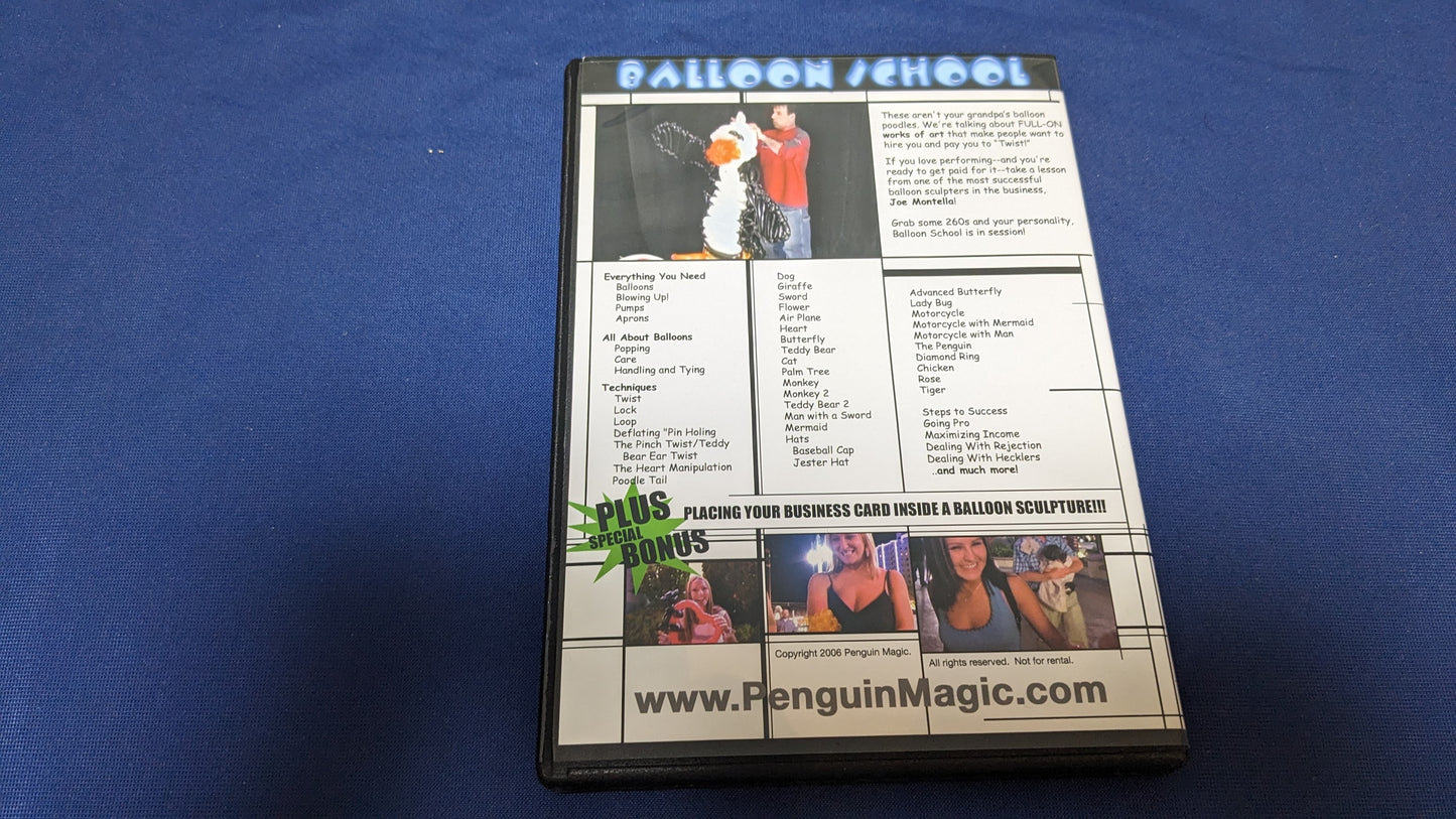 【中古:状態A】Balloon School with Joe Montella