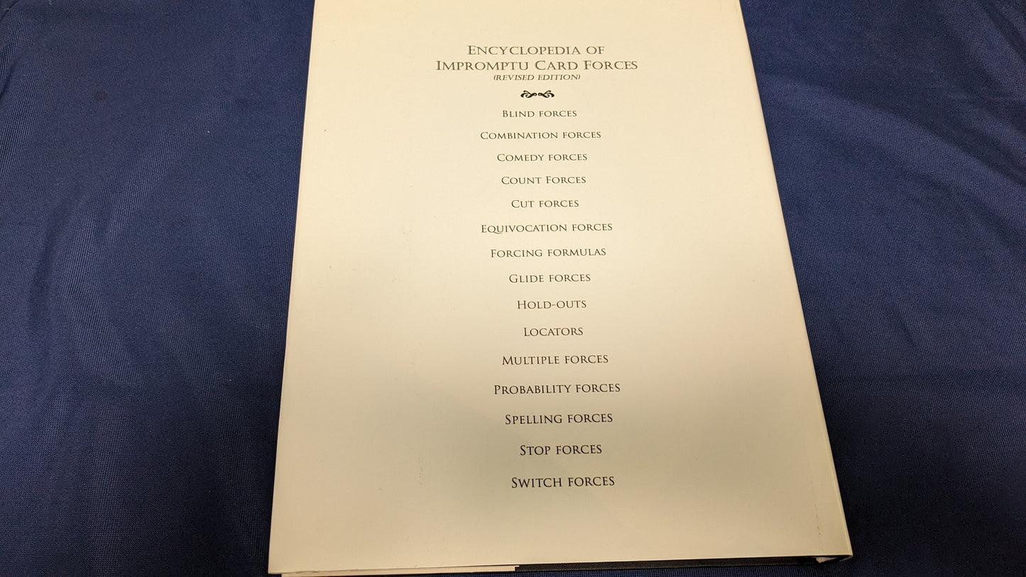 【中古:状態A】Encyclopedia Of Impromptu Card Forces