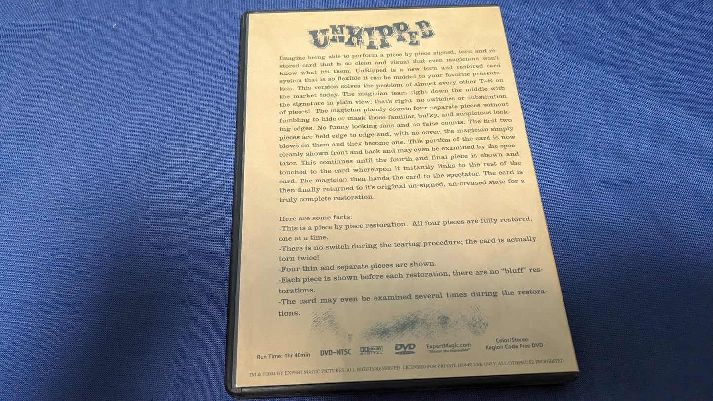 【中古:状態A】UNRIPPED