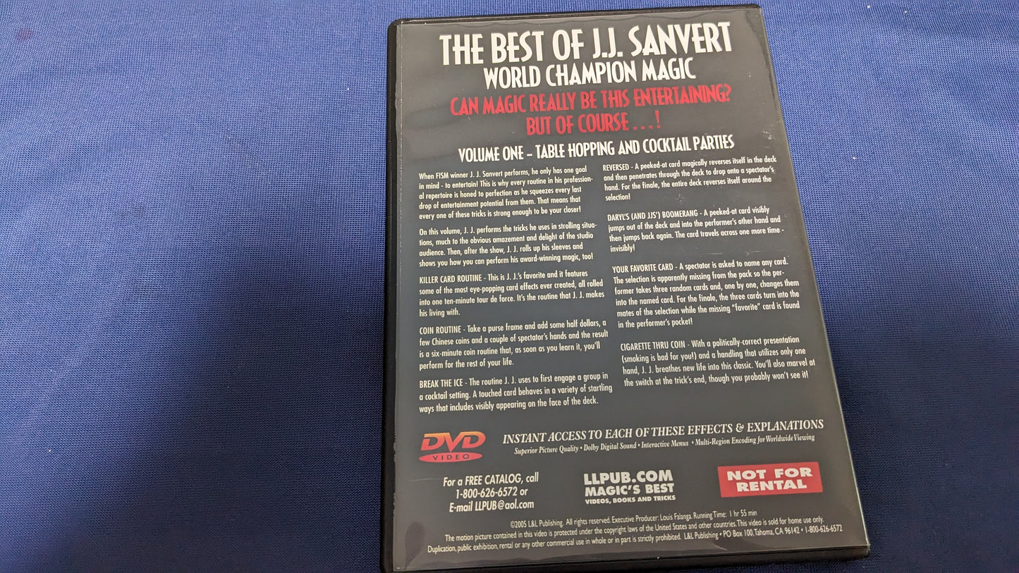 【中古:状態A】Jean-Jacques Sanvert volume one