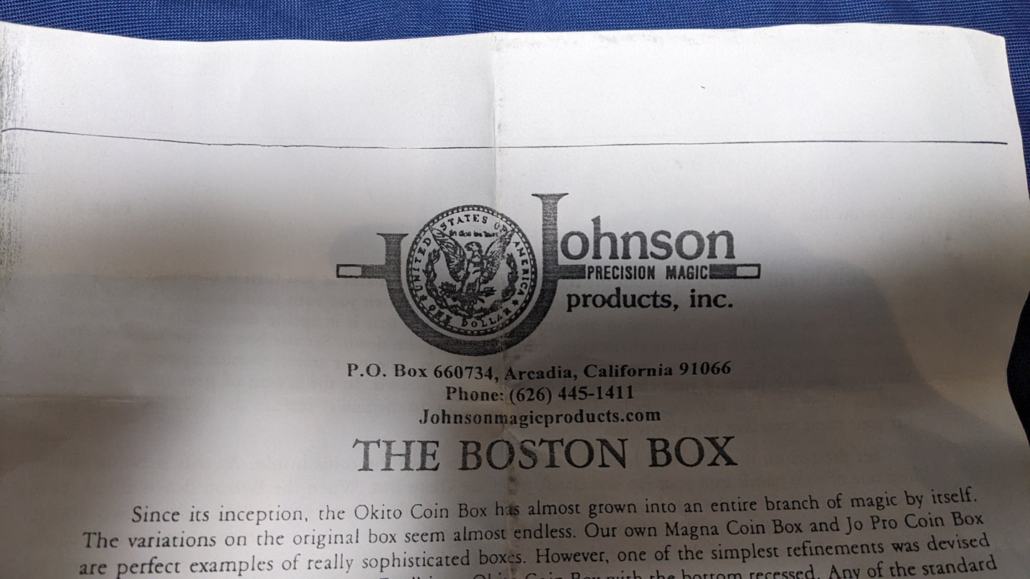 【中古:状態A】Boston Box by Johnson