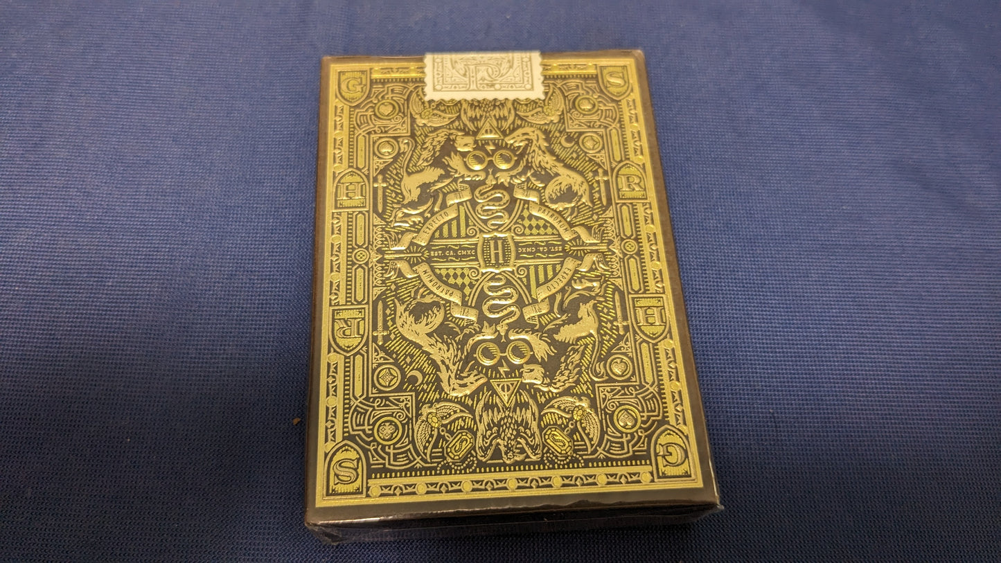 【中古:状態S】Harry Potter (Yellow-Hufflepuff) Playing Cards