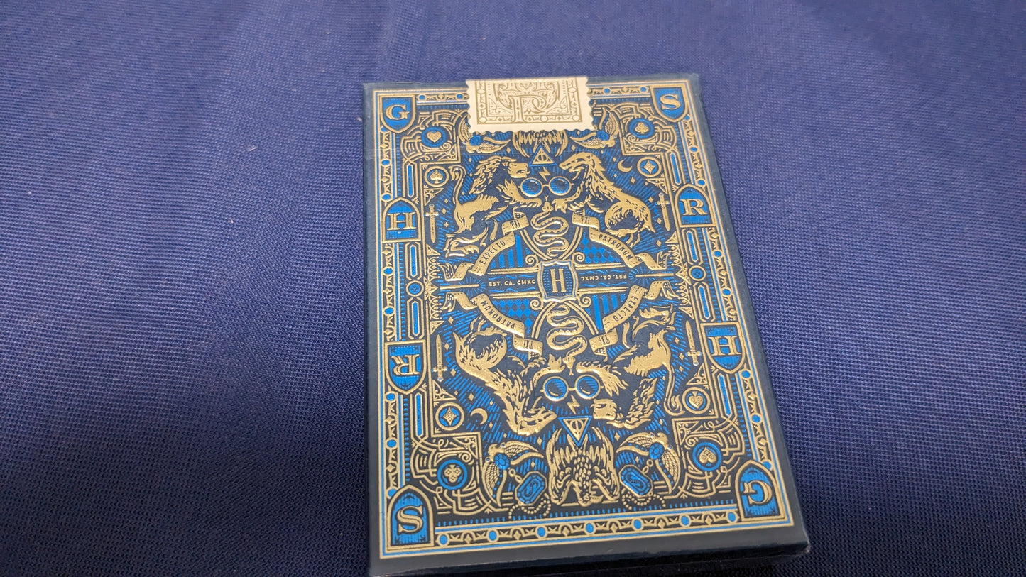 【中古:状態S】Harry Potter (blue-Hufflepuff) Playing Cards
