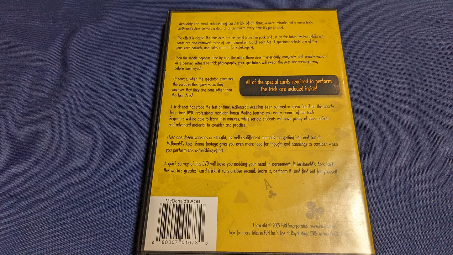 【中古:状態A】McDonald's Aces