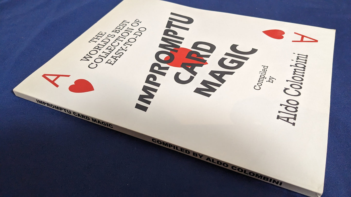 【中古:状態B】IMPROMPTU CARD MAGIC by Aldo Colombini