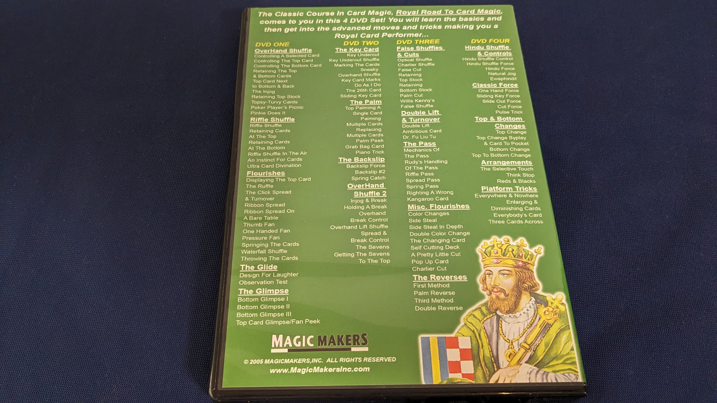 【中古:状態A】royal road to card magic DVD