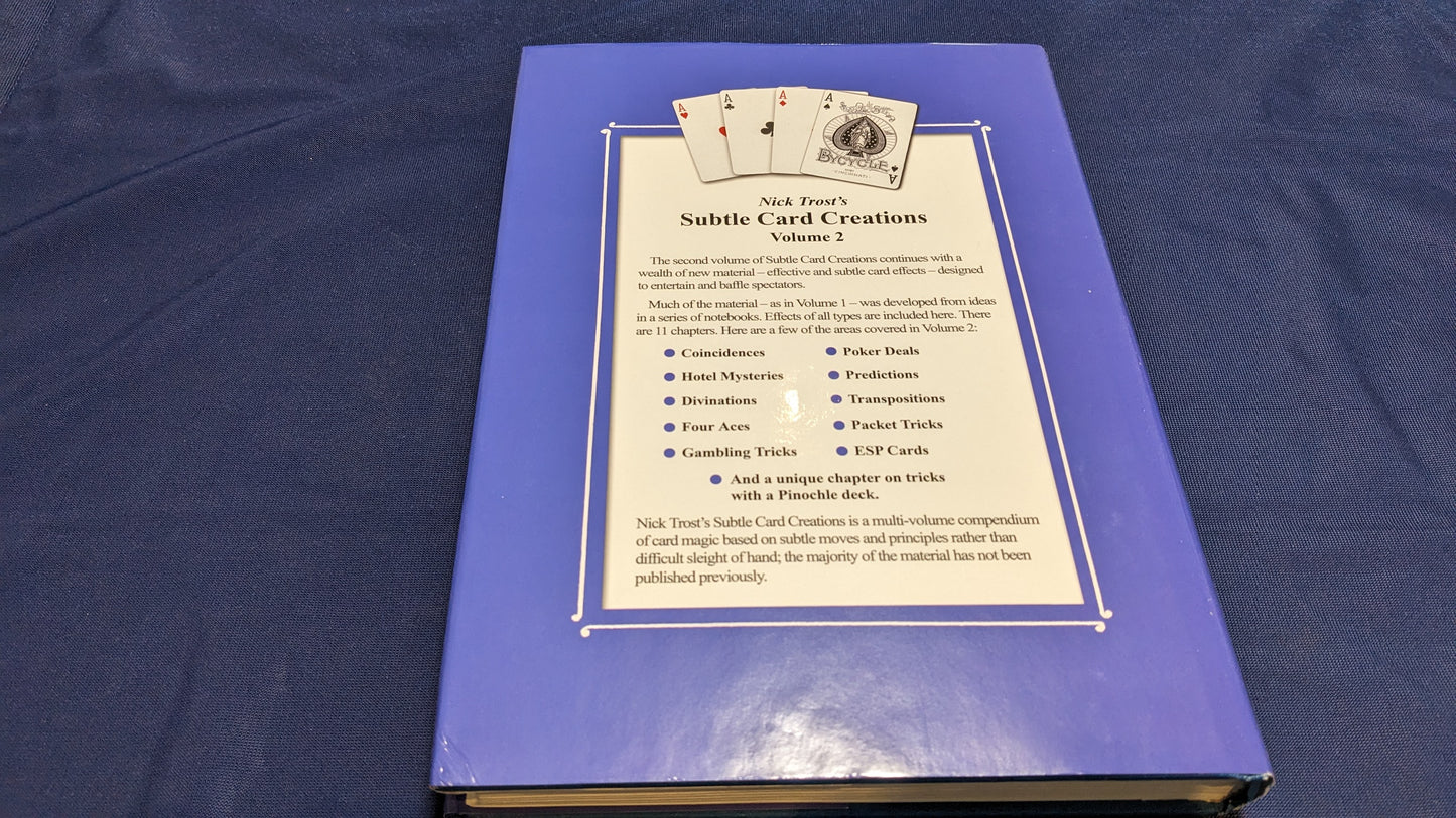 【中古:状態A】Subtle Card Creations of Nick Trost - Volume 2(洋書)