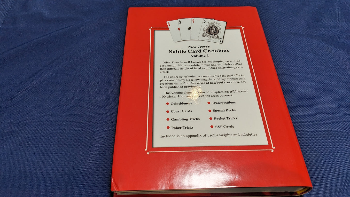 【中古:状態A】Subtle Card Creations of Nick Trost Volume 1(洋書)