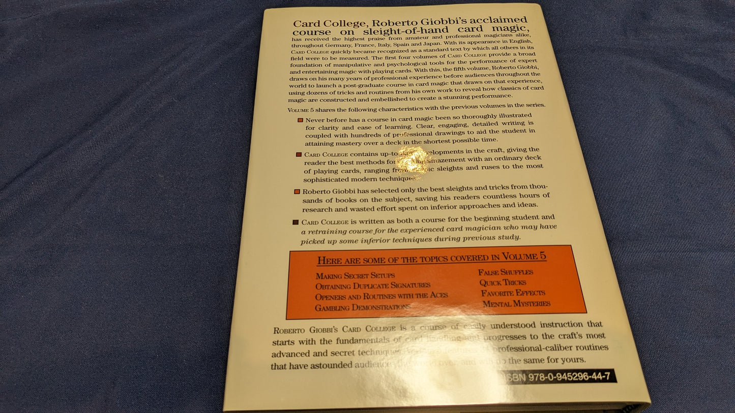 【中古:状態A】Card College Volume 5(洋書)