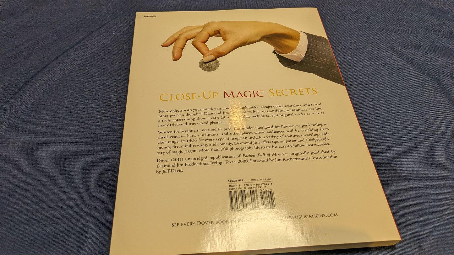 【中古:状態A】Close-Up Magic Secrets(洋書)