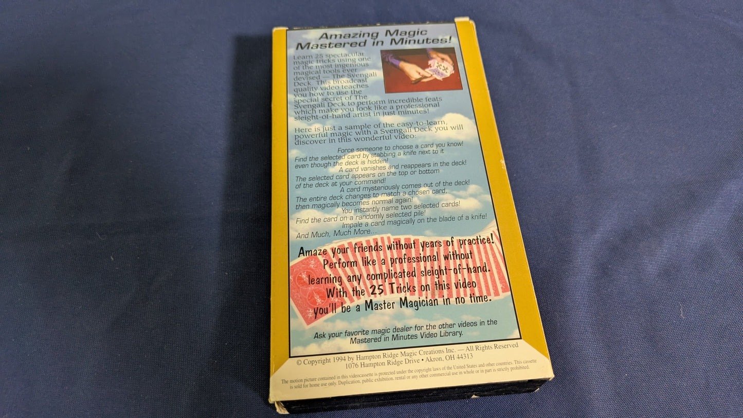 【中古:状態B】25tricks svengali (VHS)
